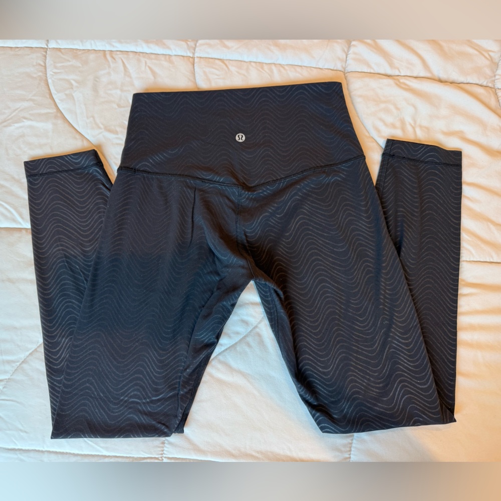 Lululemon Black Patterned Leggings